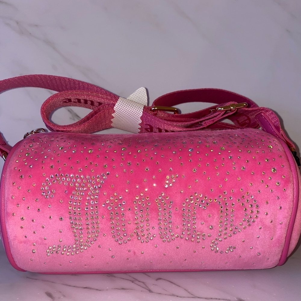 Juicy Couture Let It Shine Roll Bag -Juicy Pink